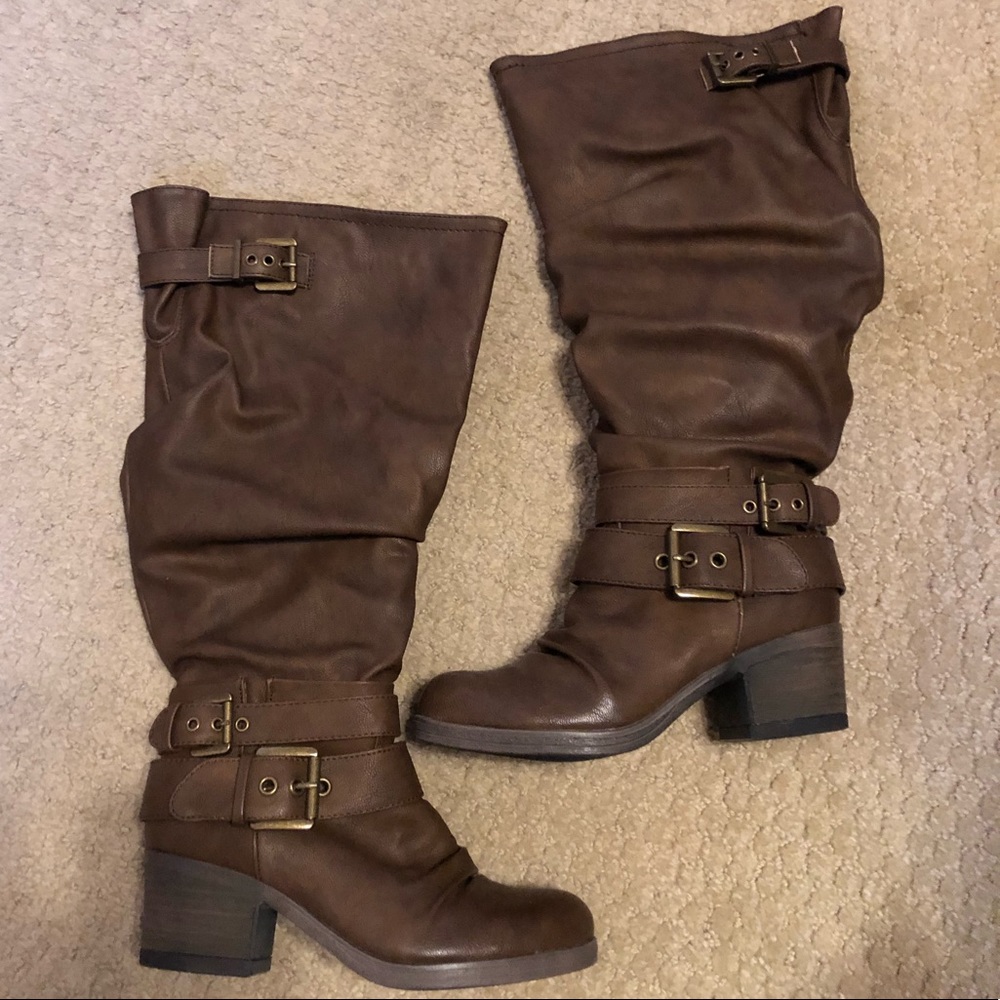 Carlos Santana Wide Calf Boots